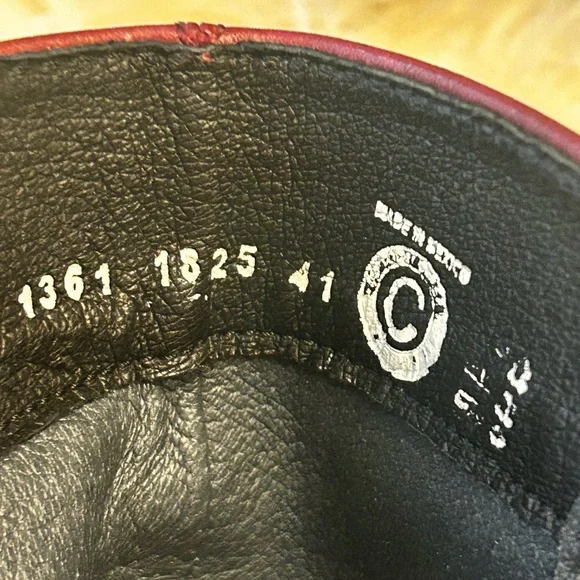 WOLKY ‘Idalia’ Oxblood Leather Booties - Picture 14 of 15